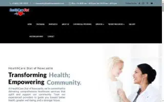 HealthCare Stat of Newcastle website