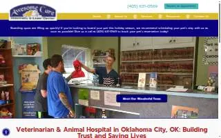 Awesome Care Veterinary and Laser Center website