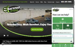 Barefoot Mosquito and Pest Control - Oklahoma City, Oklahoma