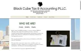 Black Cube Tax & Accounting PLLC website