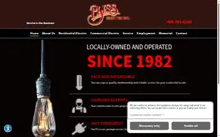 Bliss Electric Inc. of Oklahoma City website