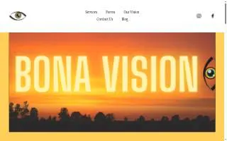 Bona Vision Eye Center website