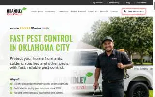 Brandley Pest Control website
