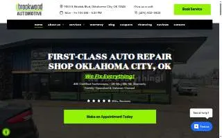 Brookwood Automotive Service Center website
