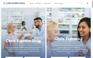 Chris' Express Drug website