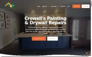 Crowell's Painting & Drywall Repairs website