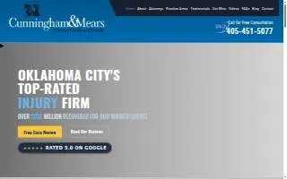 Cunningham & Mears website