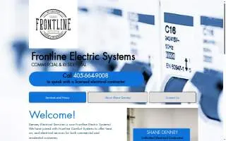 Denney Electrical Services website