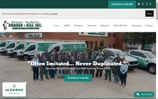 Drabek & Hill Air Conditioning & Heating Inc. website