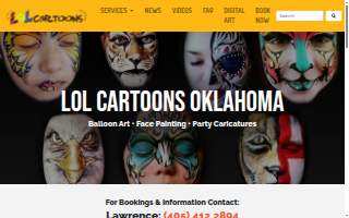 Facepainter Balloon Caricature Artist Oklahoma