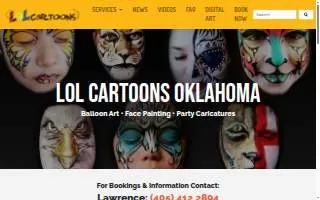 Facepainter Balloon Caricature Artist Oklahoma website
