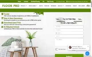 Floor Pro website