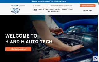 H & H Auto Tech website