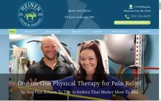 Heinen Physical Therapy website