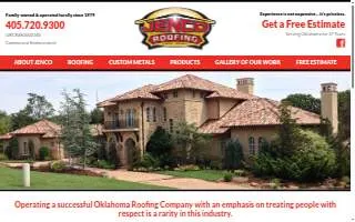 Jenco Roofing Company website