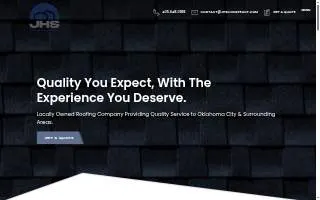 JHS Roofing and Construction website