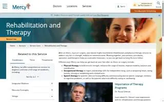 Mercy Therapy Services - Oklahoma City website