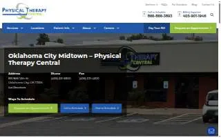 Physical Therapy Central - Midtown website