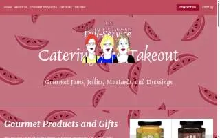 Prairie Gypsies Catering Co website