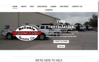 Reliable Termite Co website