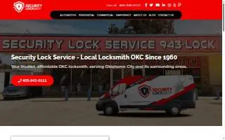 Security Lock Service website