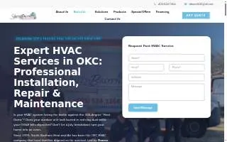 Smith Brothers Heat and Air website