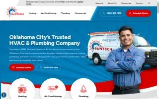 Suntech Heat and Air website