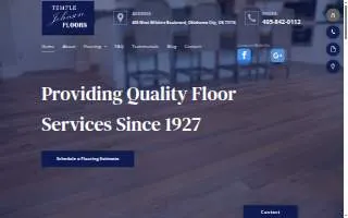 Temple Johnson Flooring Co website