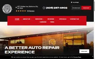 The SouthSide Garage website