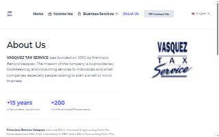 Vasquez Tax Service - Francisco Benicio Vasque CPA