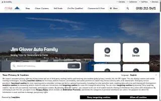 Jim Glover Dodge Chrysler Jeep Ram Fiat website