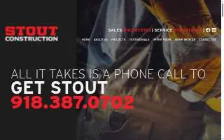 STOUT Construction, Inc website