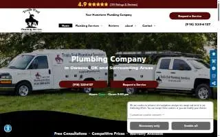 Trails End Plumbing Services website
