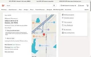 Walgreens Pharmacy of Owasso website
