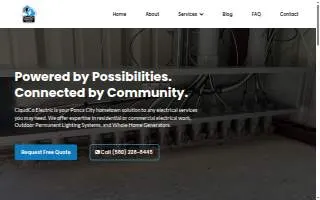 CloudCo Electric website