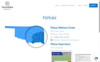 Choctaw Wellness Center website