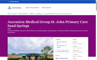 Ascension Medical Group St. John Primary Care Sand Springs