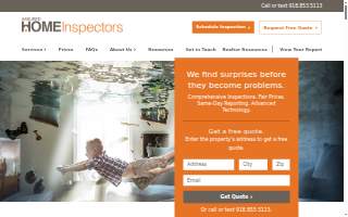 Assured Home Inspectors website