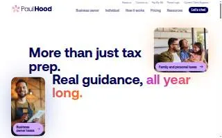 PaulHood of Sand Springs website