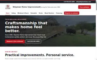 Shipman Home Improvement Inc. website
