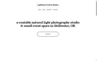 Lighthouse Creative Studios website