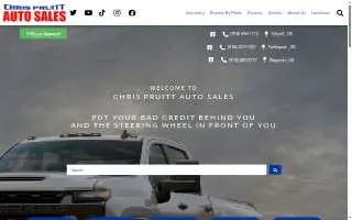 Chris Pruitt Auto Sales website