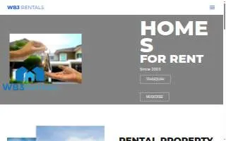WB3 Rentals website