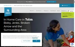 Comfort Keepers Home Care of Tulsa website