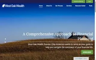 West Oak Wealth website