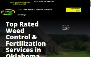 C-Green Lawns website