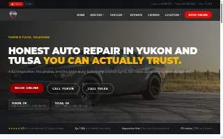 Patriot Garage website