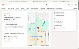Walgreens of Yukon website