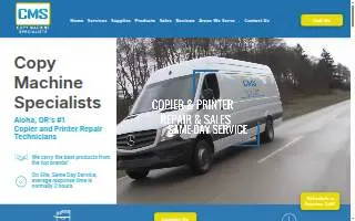 Copy Machine Specialists website