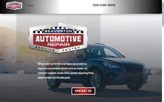 Beaverton Automotive Repair website
